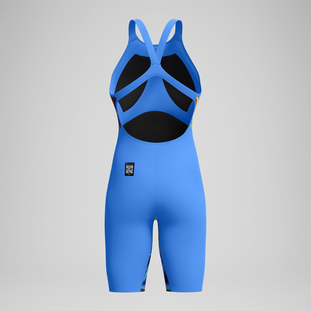 Fastskin LZR Pure Valor 2.0 Openback Kneeskin Blue/Pink | Speedo