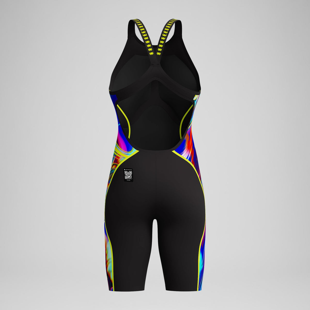 Fastskin LZR Pure Intent 2.0 Openback Kneeskin Black/Yellow | Speedo
