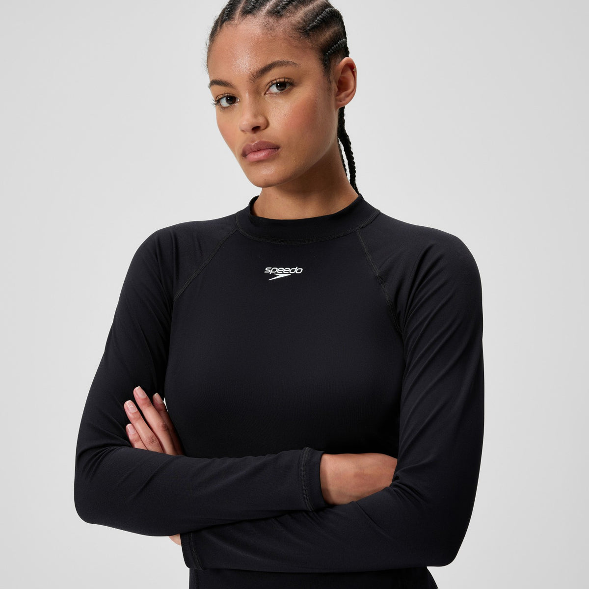 Endurance+ Long Sleeve Rashguard Black | Speedo