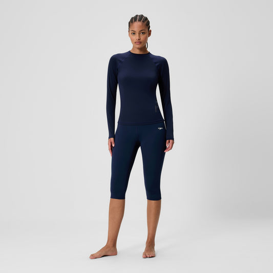 Endurance+ Three Quarter Swim Legging Navy | Speedo