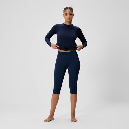 Endurance+ Three Quarter Swim Legging Navy | Speedo
