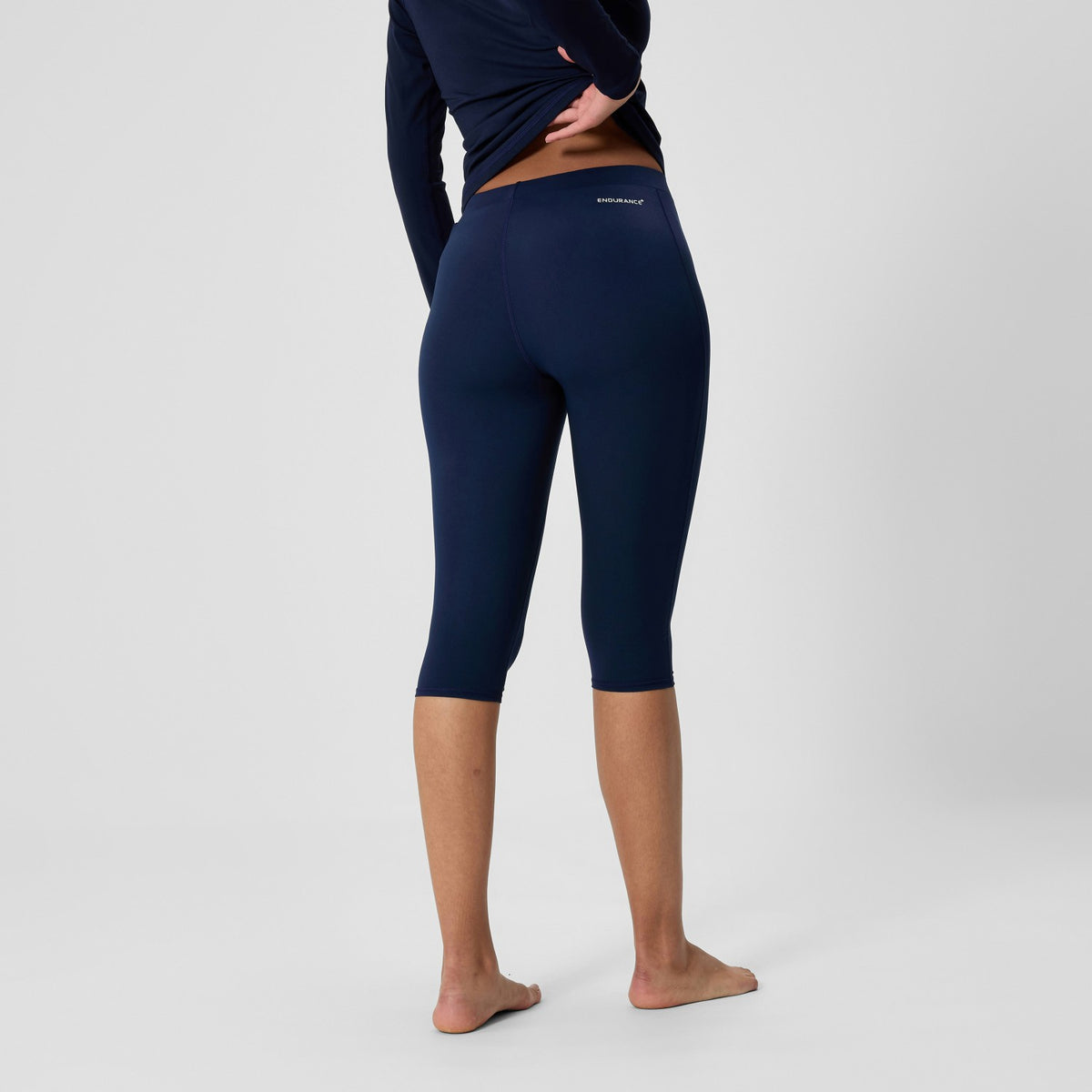 Endurance+ Three Quarter Swim Legging Navy | Speedo
