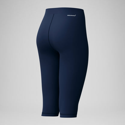 Endurance+ Three Quarter Swim Legging Navy | Speedo