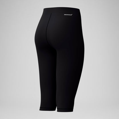 Endurance+ Three Quarter Swim Legging Black | Speedo