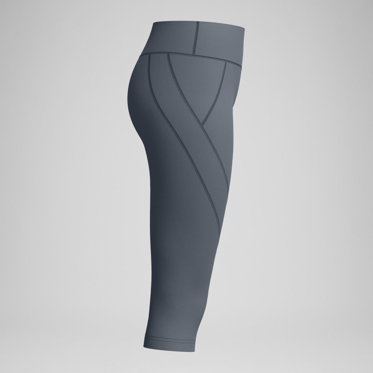 Solid Panel 3/4 Leggings Grey | Speedo