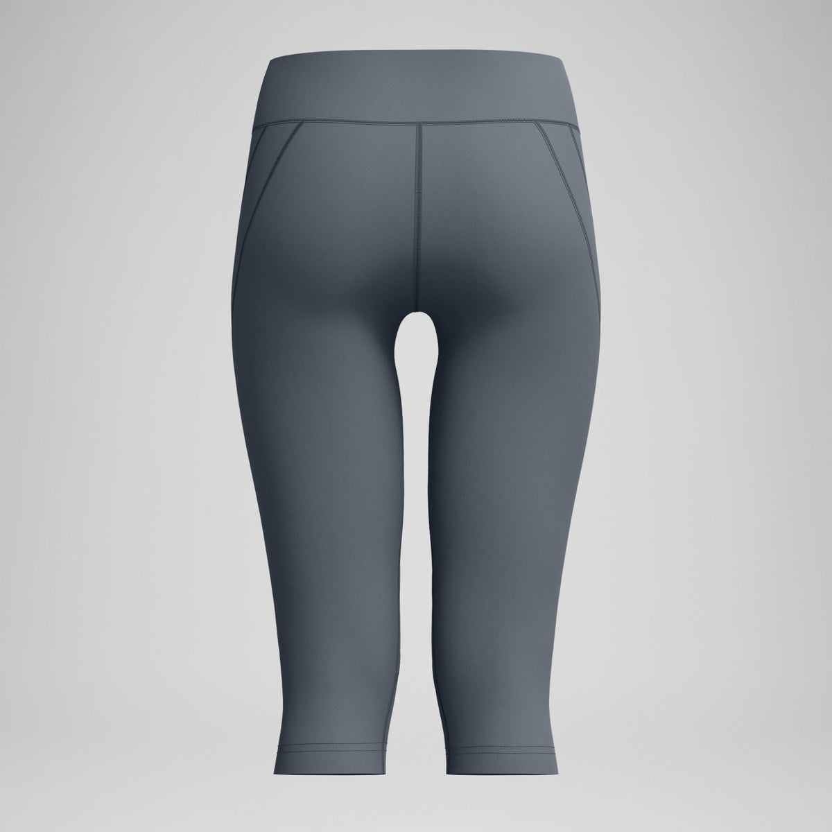 Solid Panel 3/4 Leggings Grey | Speedo