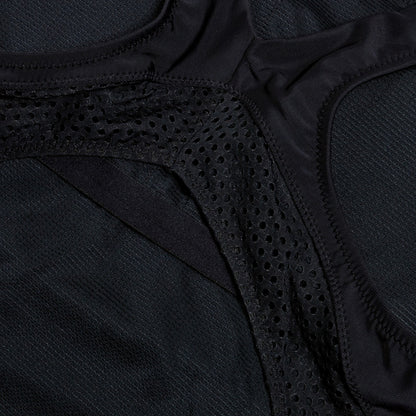 Solid Scoop Mesh One Piece Black | Speedo