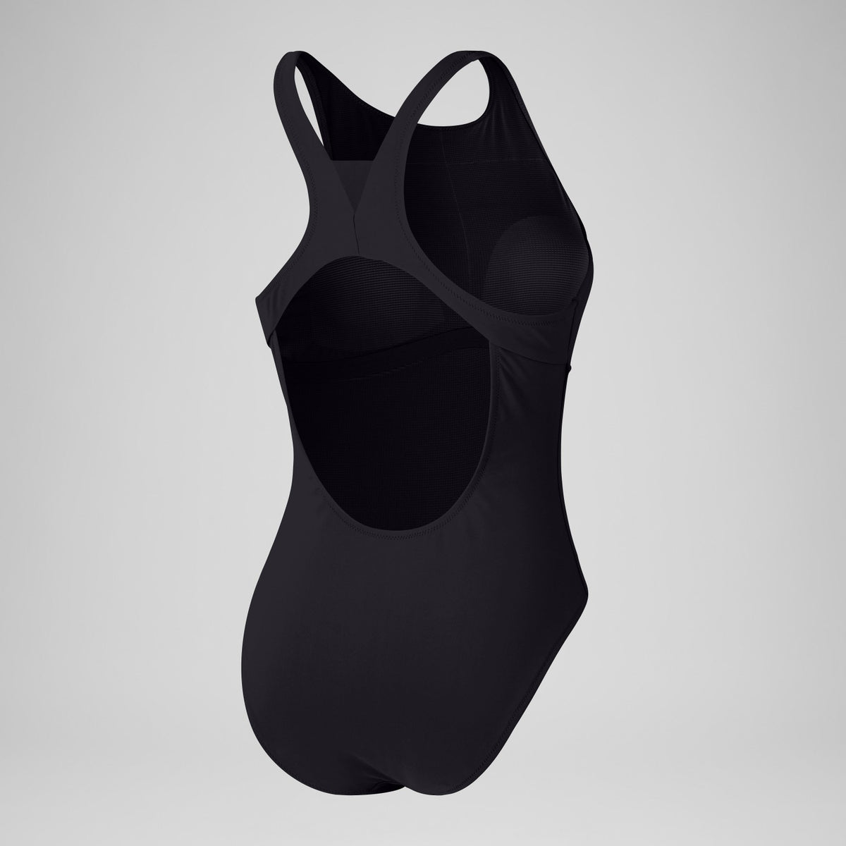 Solid High Neck One Piece Black | Speedo