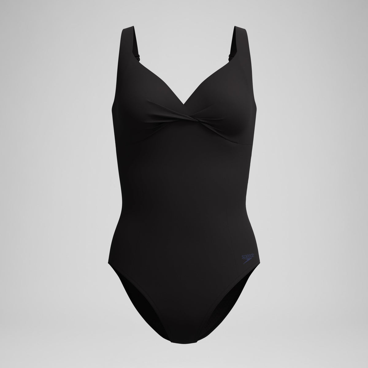 Shaping Cross Knot Swimsuit Black | Speedo