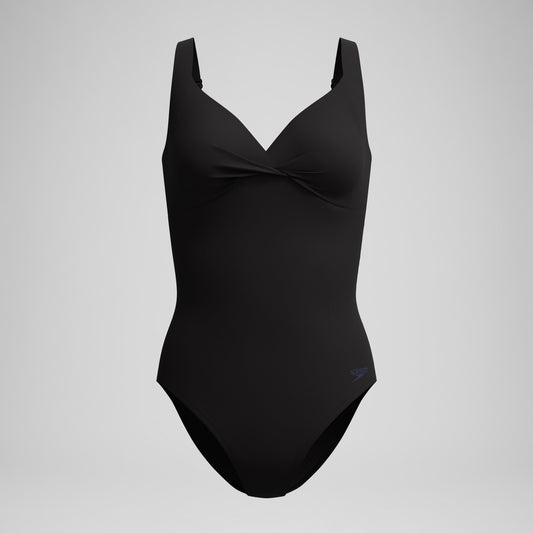 Shaping Cross Knot Swimsuit Black | Speedo