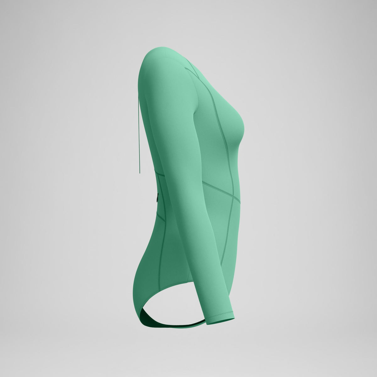 Ocean Flex Long Sleeve Zip Swimsuit Green | Speedo