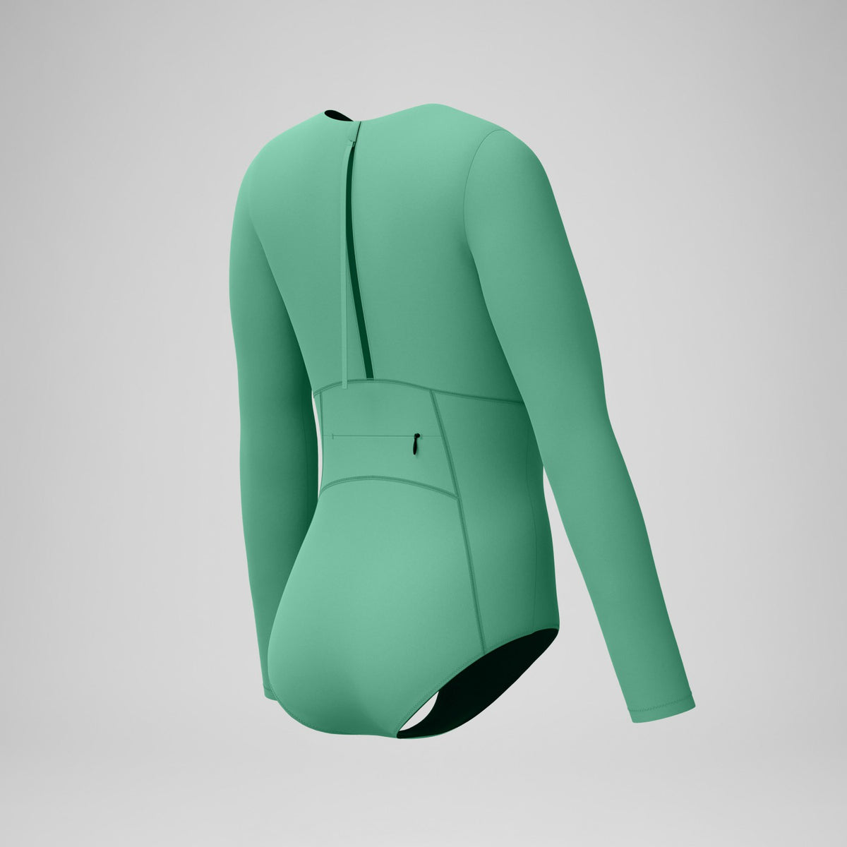 Ocean Flex Long Sleeve Zip Swimsuit Green | Speedo