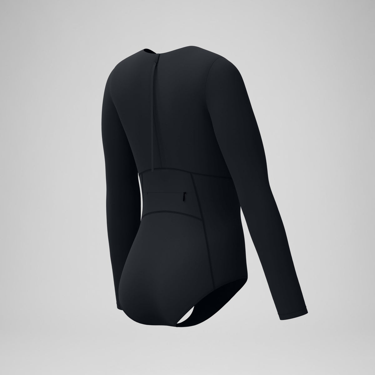 Ocean Flex Long Sleeve Zip Swimsuit Black | Speedo