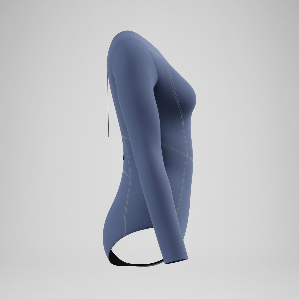 Ocean Flex Long Sleeve Zip Swimsuit Grey/Blue | Speedo