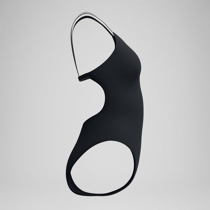 V Class Active Back Swimsuit Black/Grey | Speedo