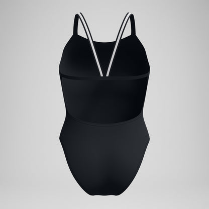 V Class Active Back Swimsuit Black/Grey | Speedo