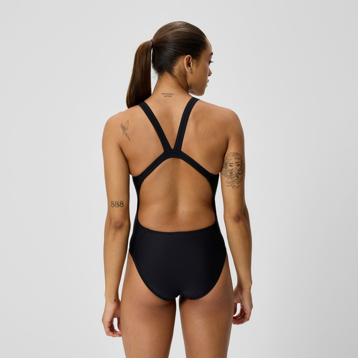 Club Training Leaderback Swimsuit Black | Speedo