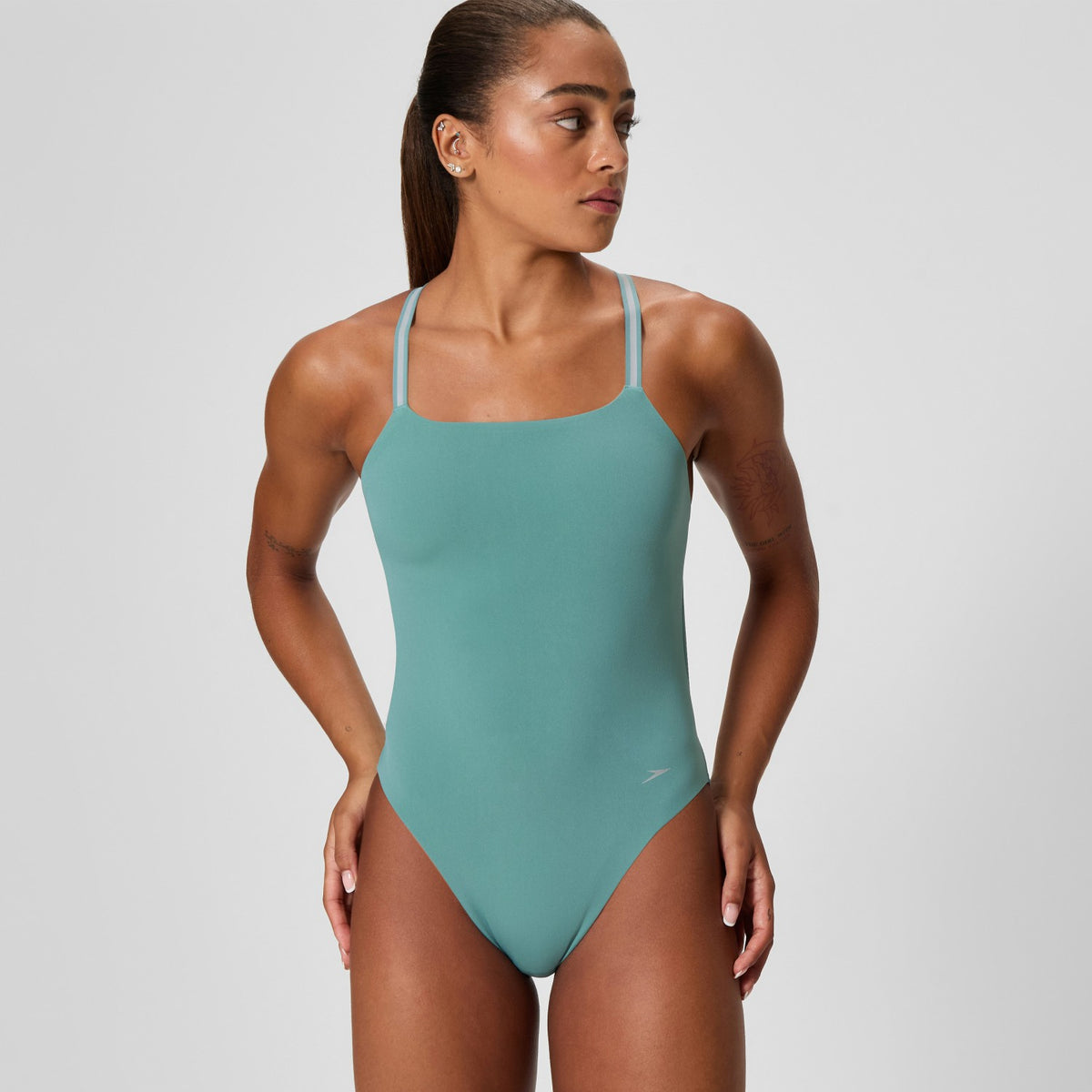 Vanquisher Active Back One Piece Storm Green | Speedo