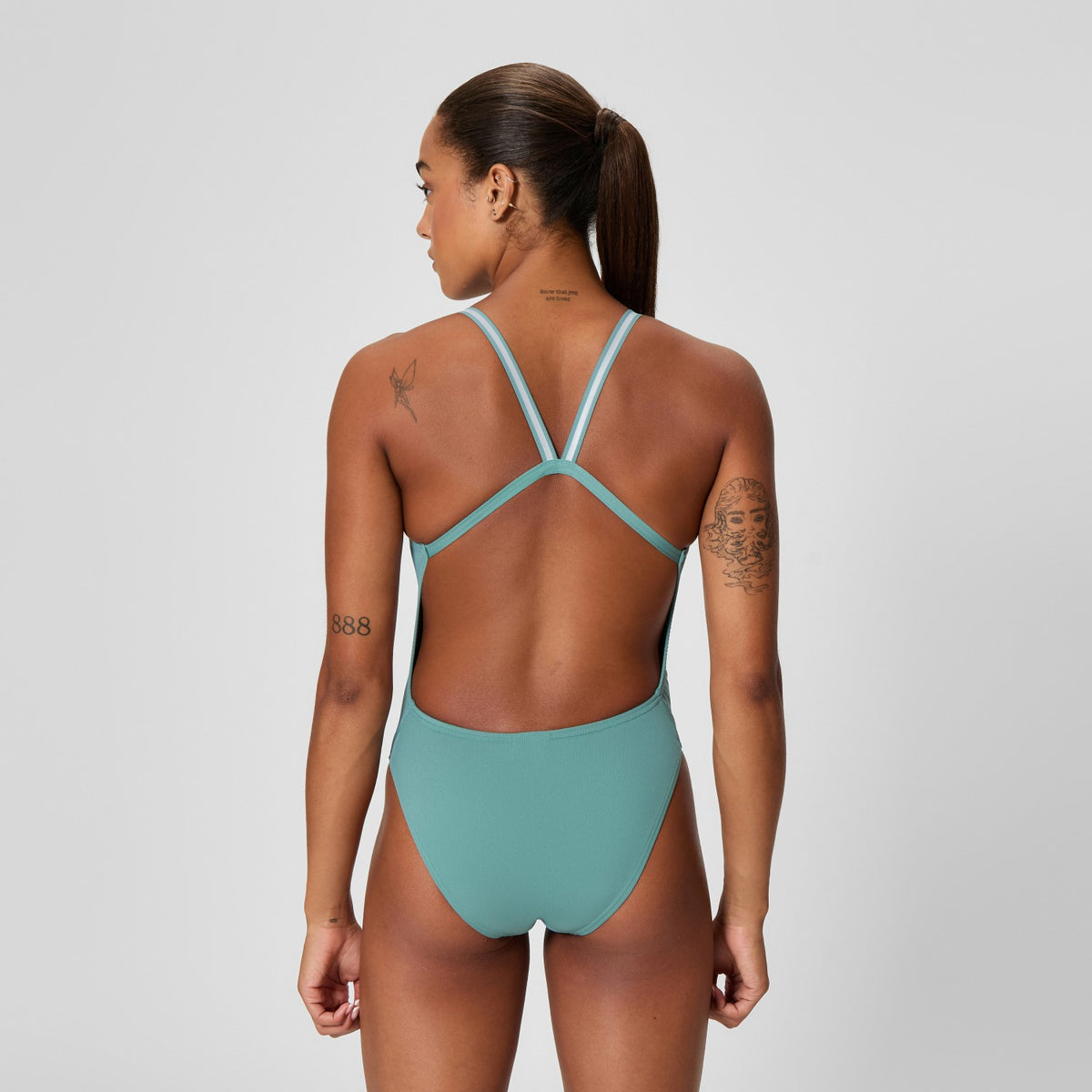 Vanquisher Active Back One Piece Storm Green | Speedo