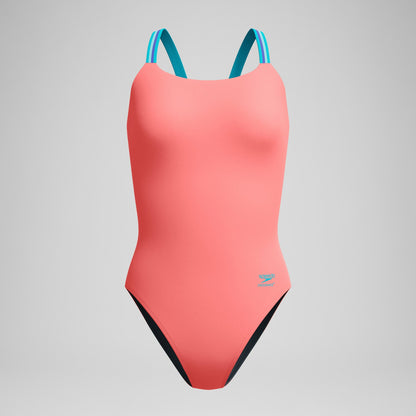 Club Training V-Back Swimsuit Peach | Speedo