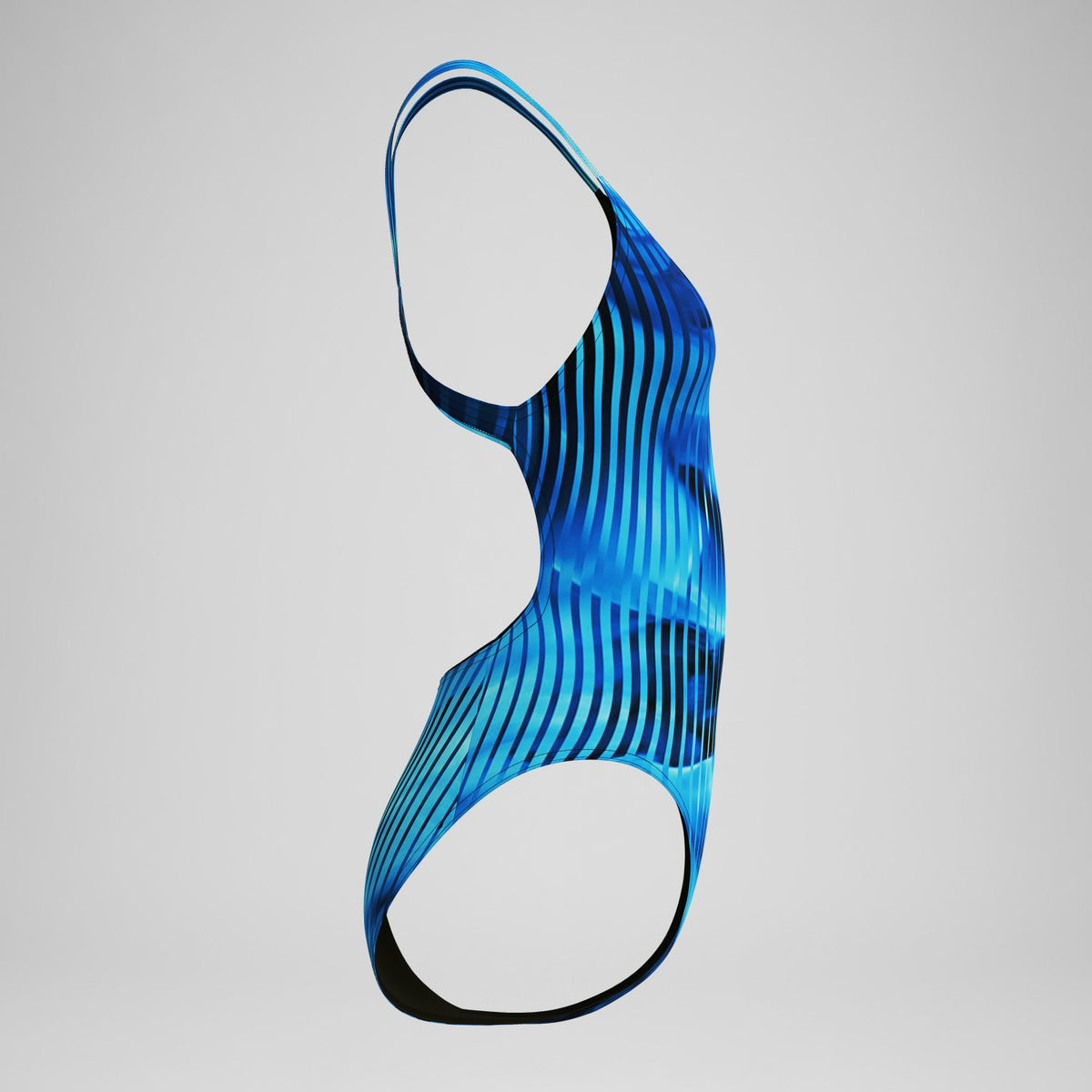 Club Training Printed Leaderback Swimsuit Blue | Speedo
