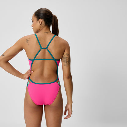 Club Training Tri Back Swimsuit Pink | Speedo