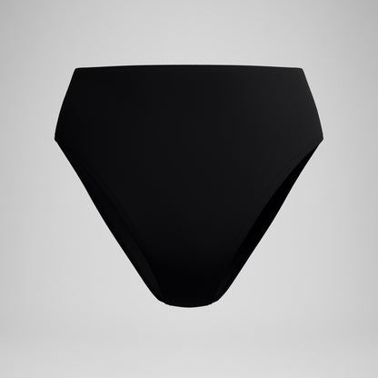 Cheeky High Waist Bikini Bottom Black | Speedo
