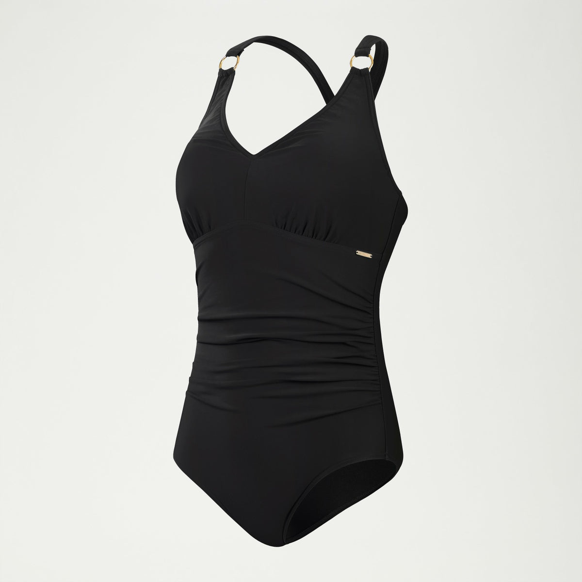 Shaping V Neck Swimsuit Black | Speedo