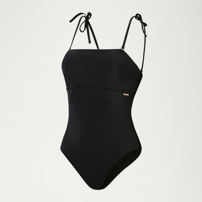 Shaping Bandeau Swimsuit Black | Speedo
