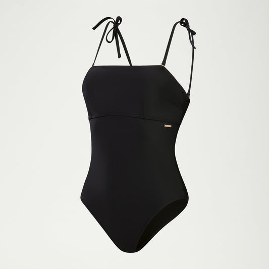 Shaping Bandeau Swimsuit Black | Speedo
