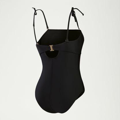 Shaping Bandeau Swimsuit Black | Speedo