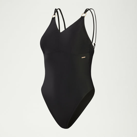 Shaping Strappy Swimsuit Black | Speedo