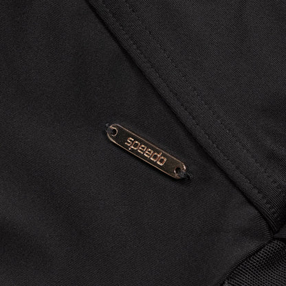 Shaping Mesh Detail Swimsuit Black | Speedo