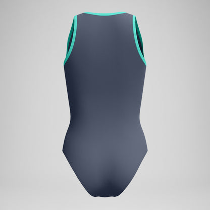 Printed Panel Hydrasuit Grey/Turquoise | Speedo