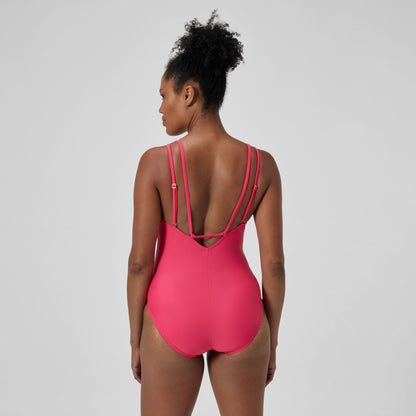 Shaping Strappy Swimsuit Pink | Speedo
