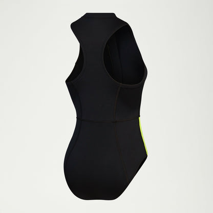 Sleeveless Thermal Swimsuit Black/Yellow | Speedo