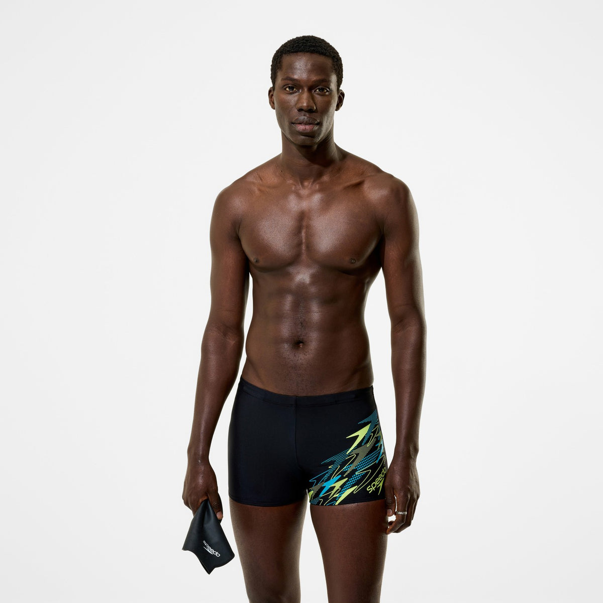 Logo Aquashorts Black/Green | Speedo