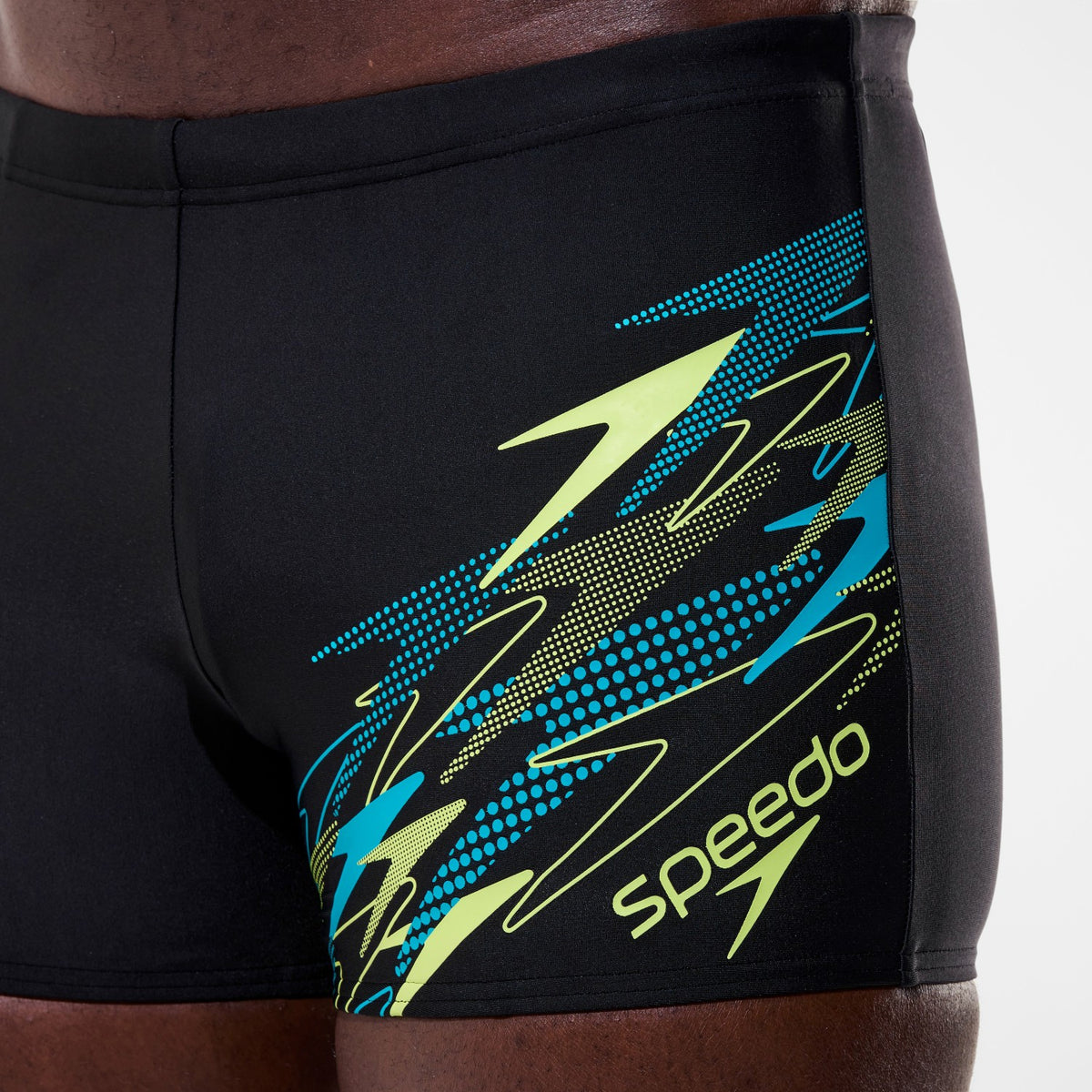 Logo Aquashorts Black/Green | Speedo