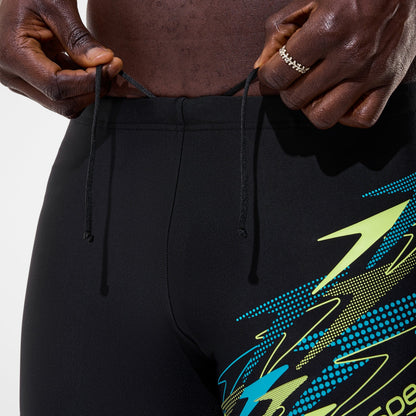 Logo Aquashorts Black/Green | Speedo
