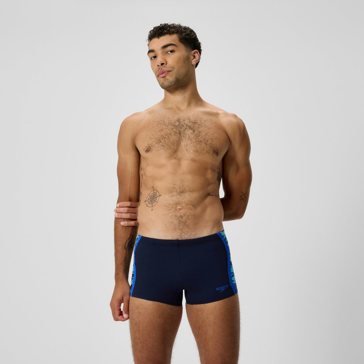 Hyperboom Splice Aquashorts Navy/Blue | Speedo