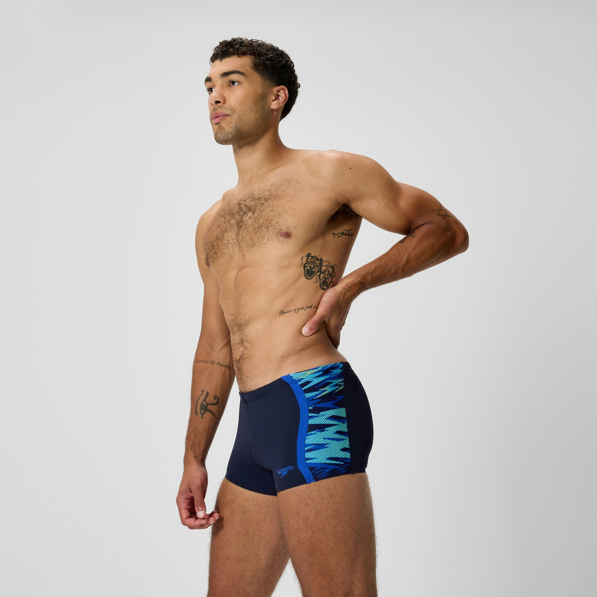 Hyperboom Splice Aquashorts Navy/Blue | Speedo