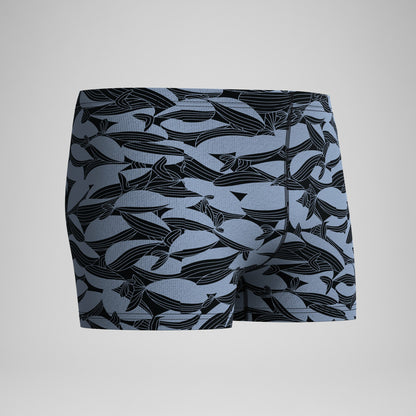 Beachstar Printed Aquashorts Black/Grey | Speedo