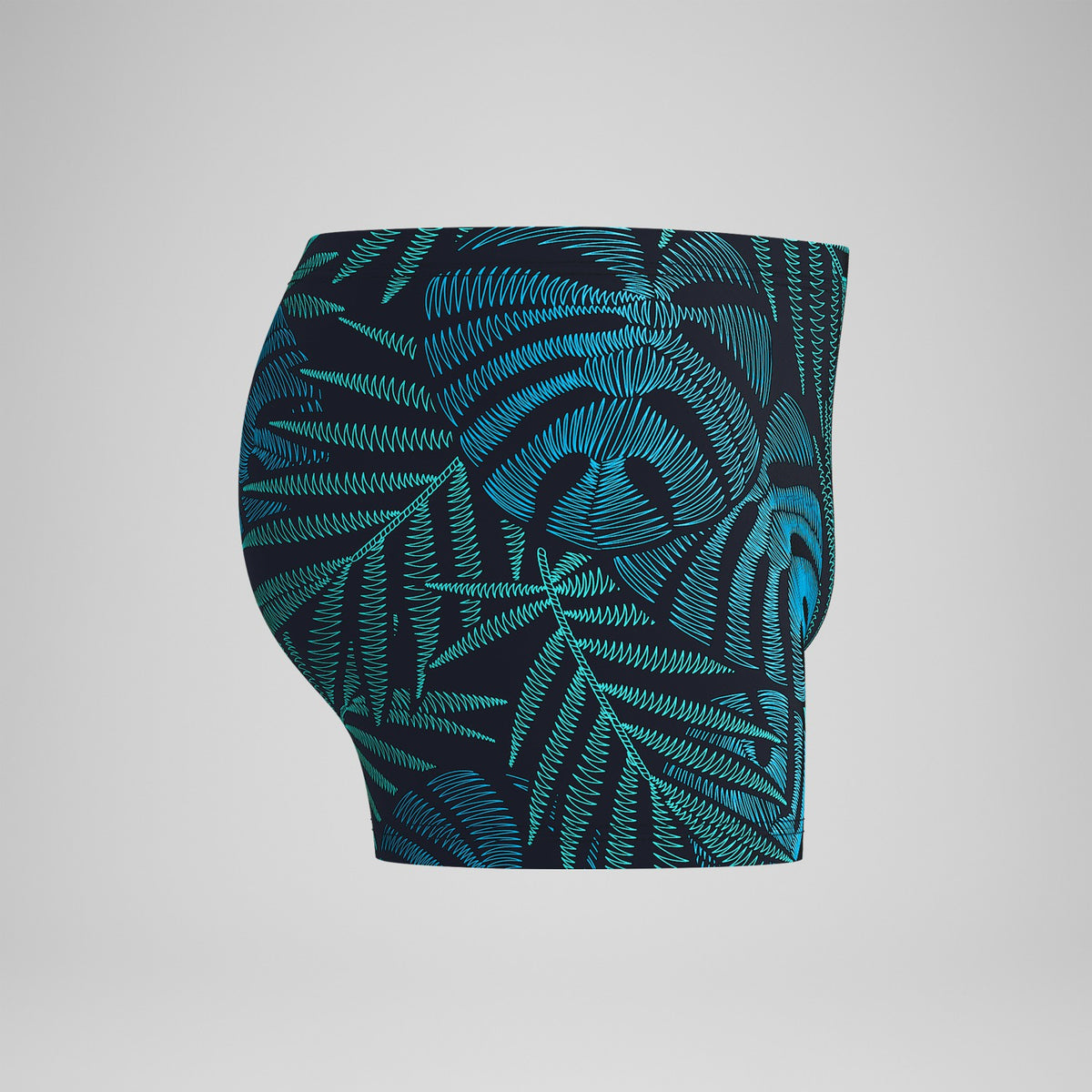 Print Beachstar Square Leg Black/Blue | Speedo