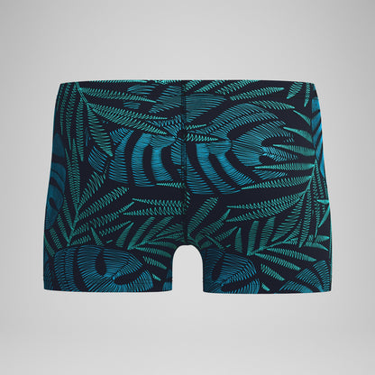 Print Beachstar Square Leg Black/Blue | Speedo