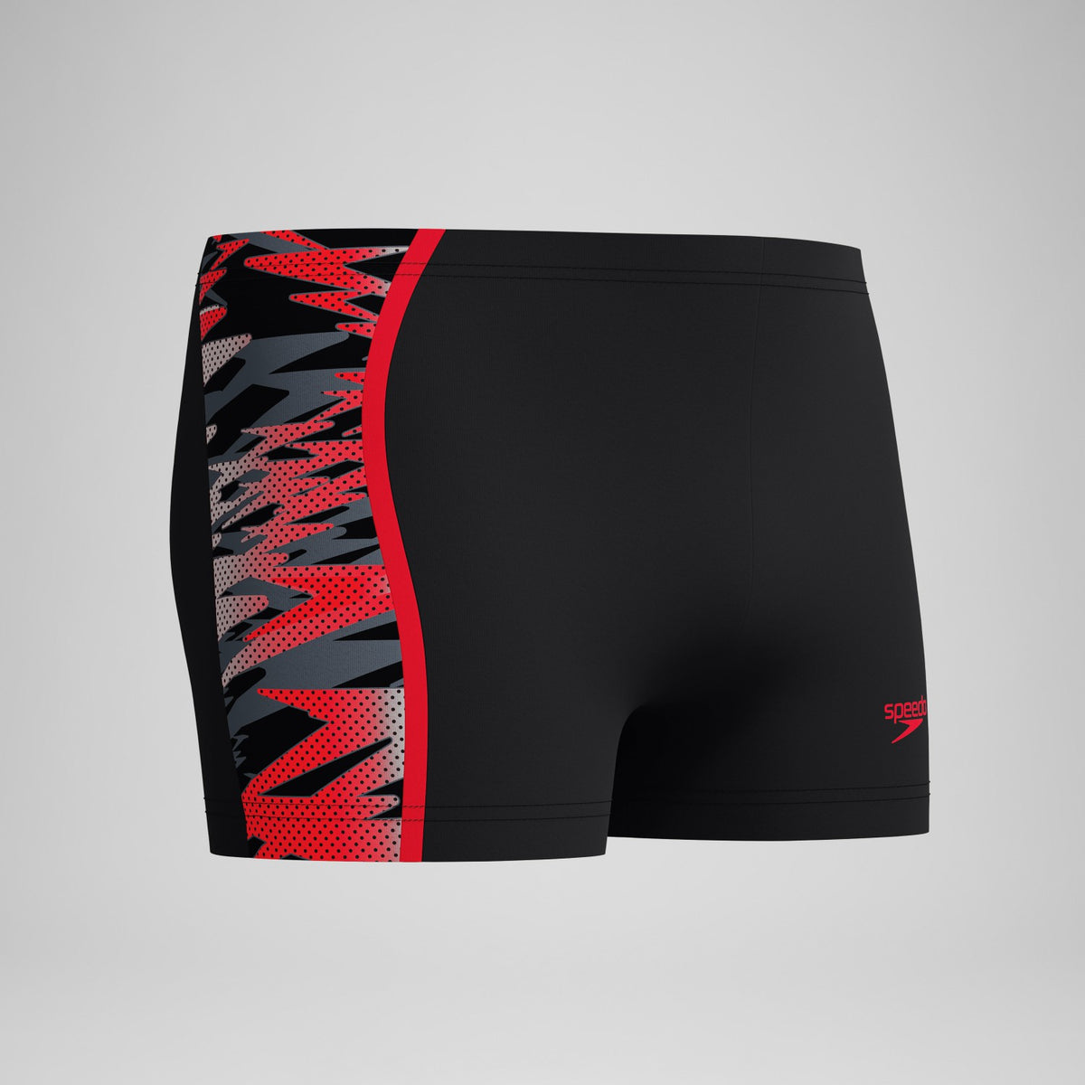 Hyperboom Splice Aquashorts Black/Red | Speedo