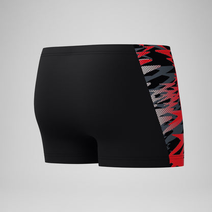 Hyperboom Splice Aquashorts Black/Red | Speedo