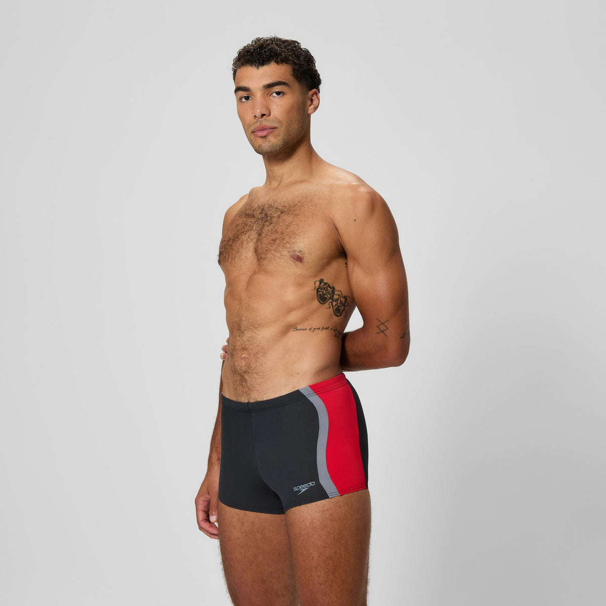 Splice Aquashorts Black/Red | Speedo