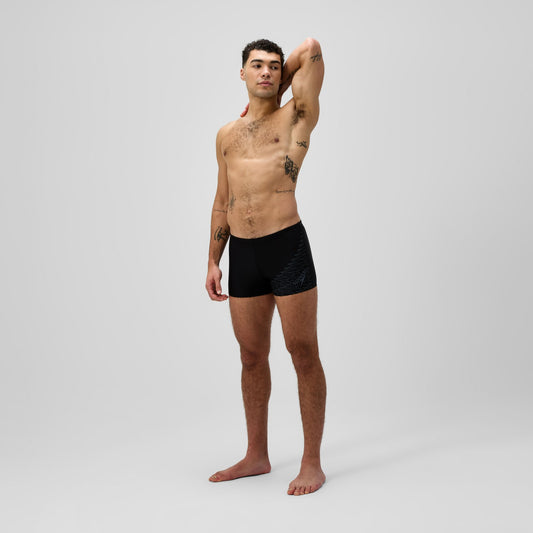 Medley Logo Aquashorts Black/Grey | Speedo