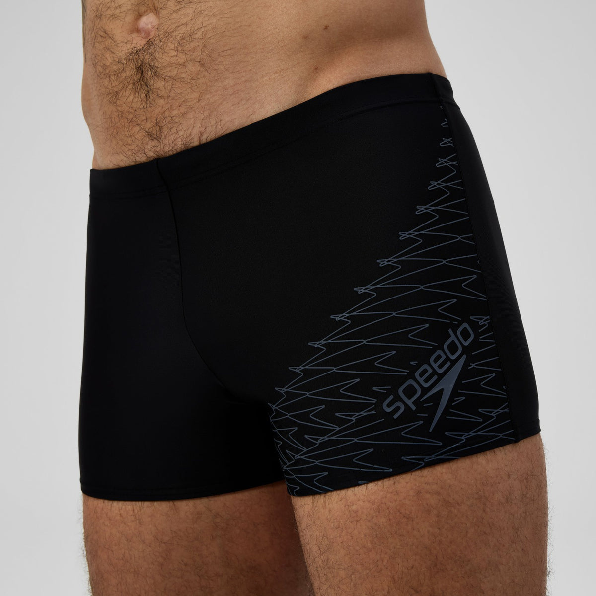 Medley Logo Aquashorts Black/Grey | Speedo