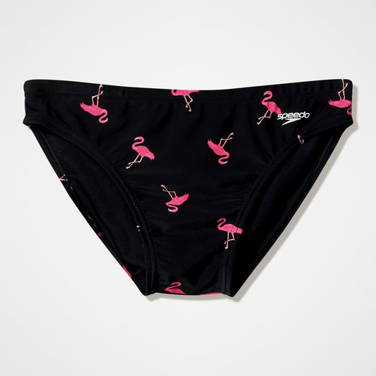 The Speedo Printed Briefs Black | Speedo